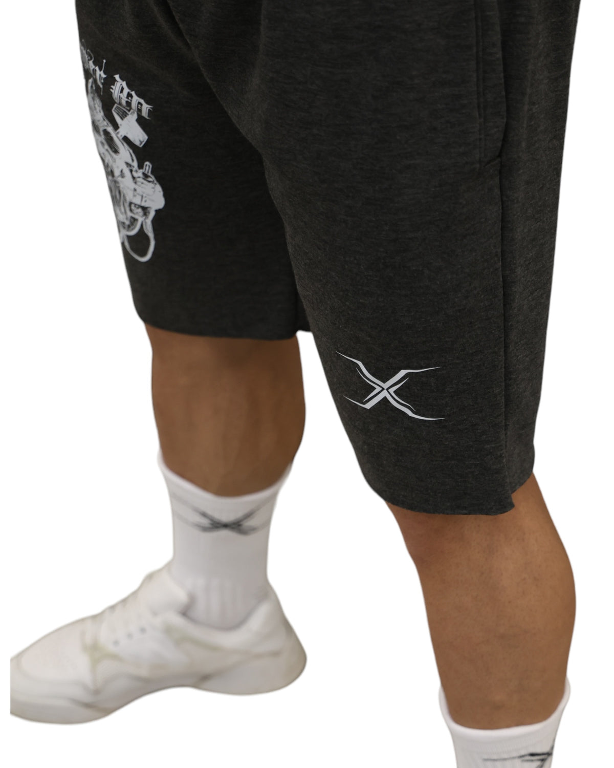 Wool Short - Conquer All Grey