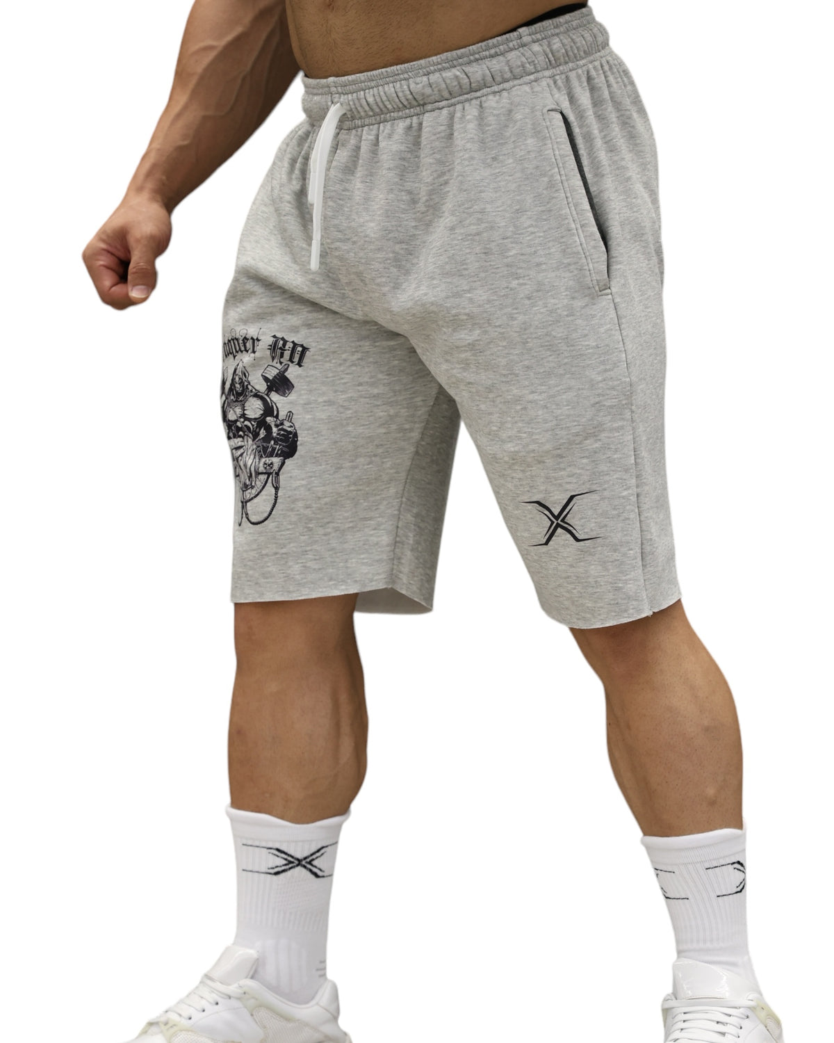 Wool Short - Conquer All Grey