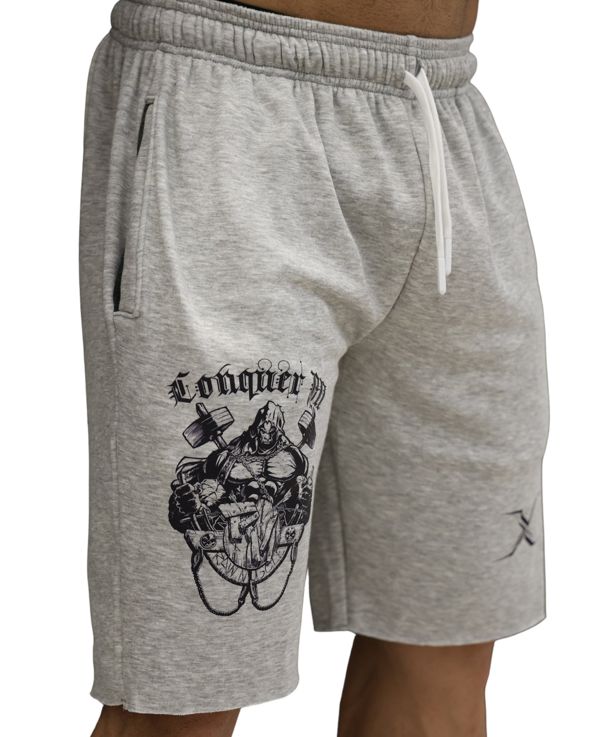 Wool Short - Conquer All Grey