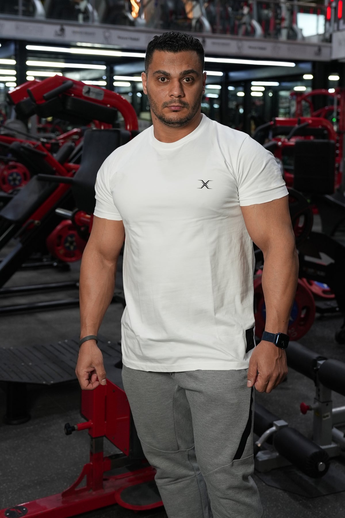 X-Essentials White & Black Tshirt