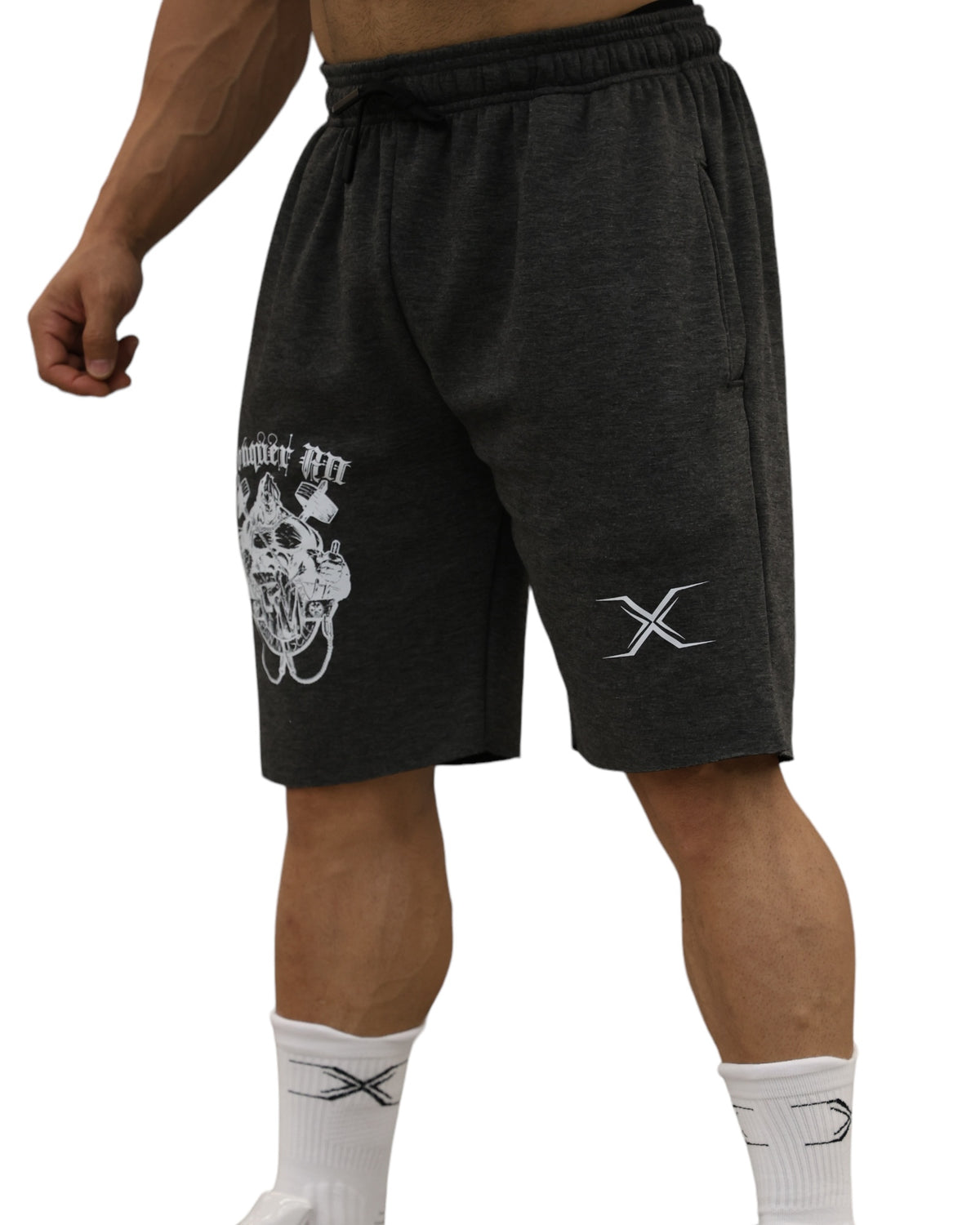 Wool Short - Conquer All Grey