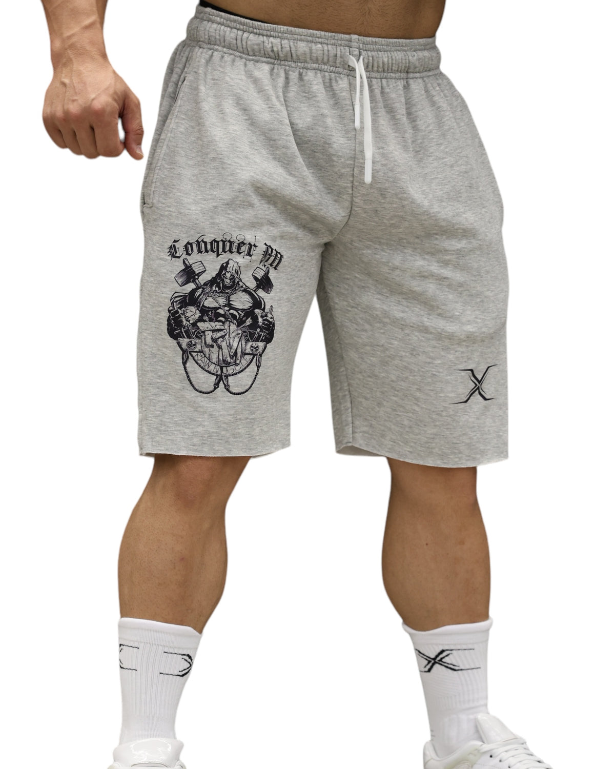 Wool Short - Conquer All Grey