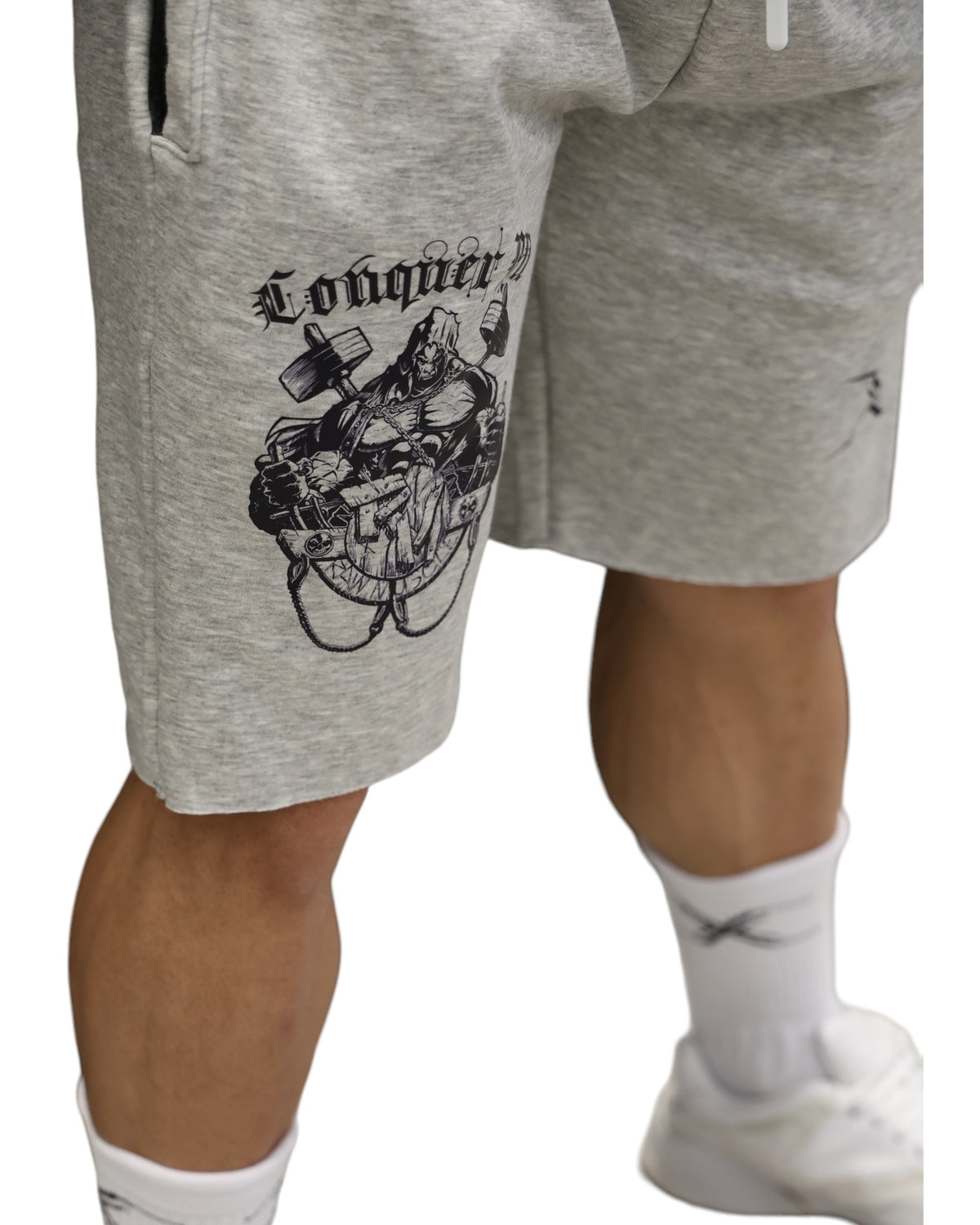 Wool Short - Conquer All Grey