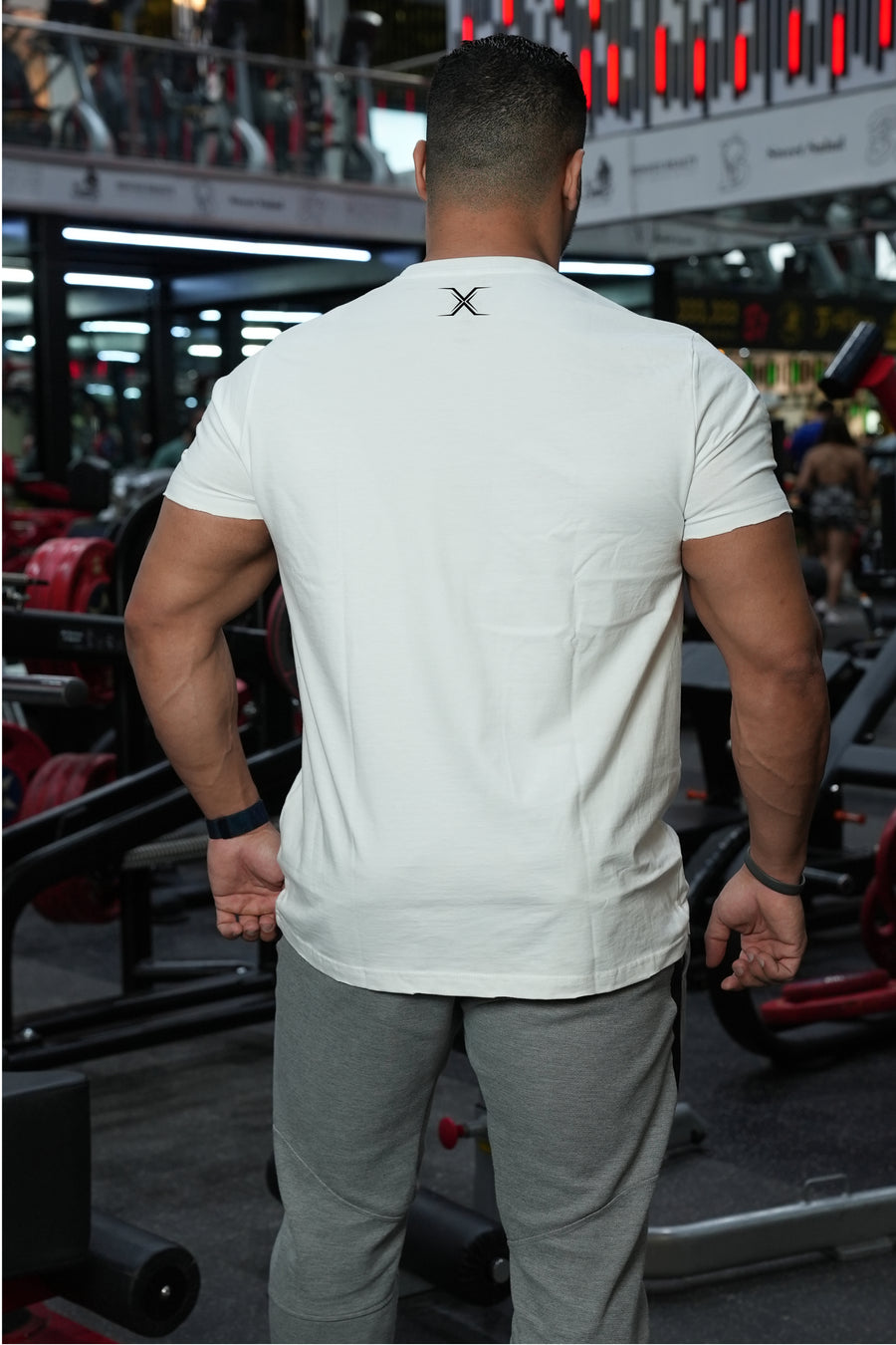 X-Essentials White & Black Tshirt