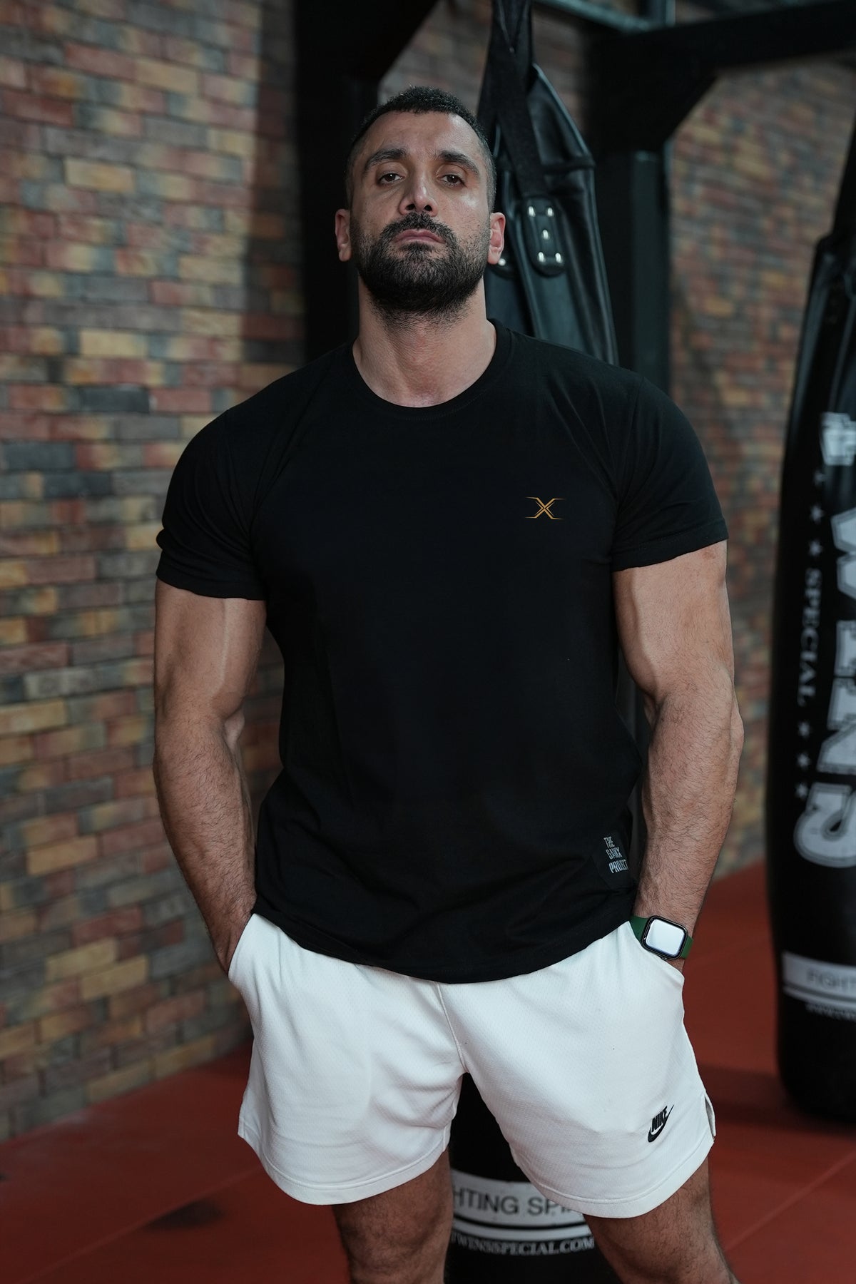 X-Essentials Black Tshirt