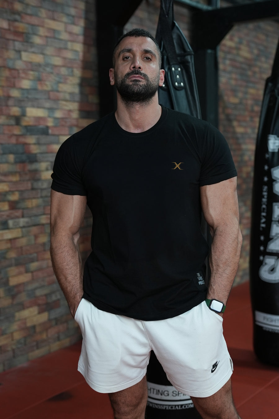 X-Essentials Black Tshirt