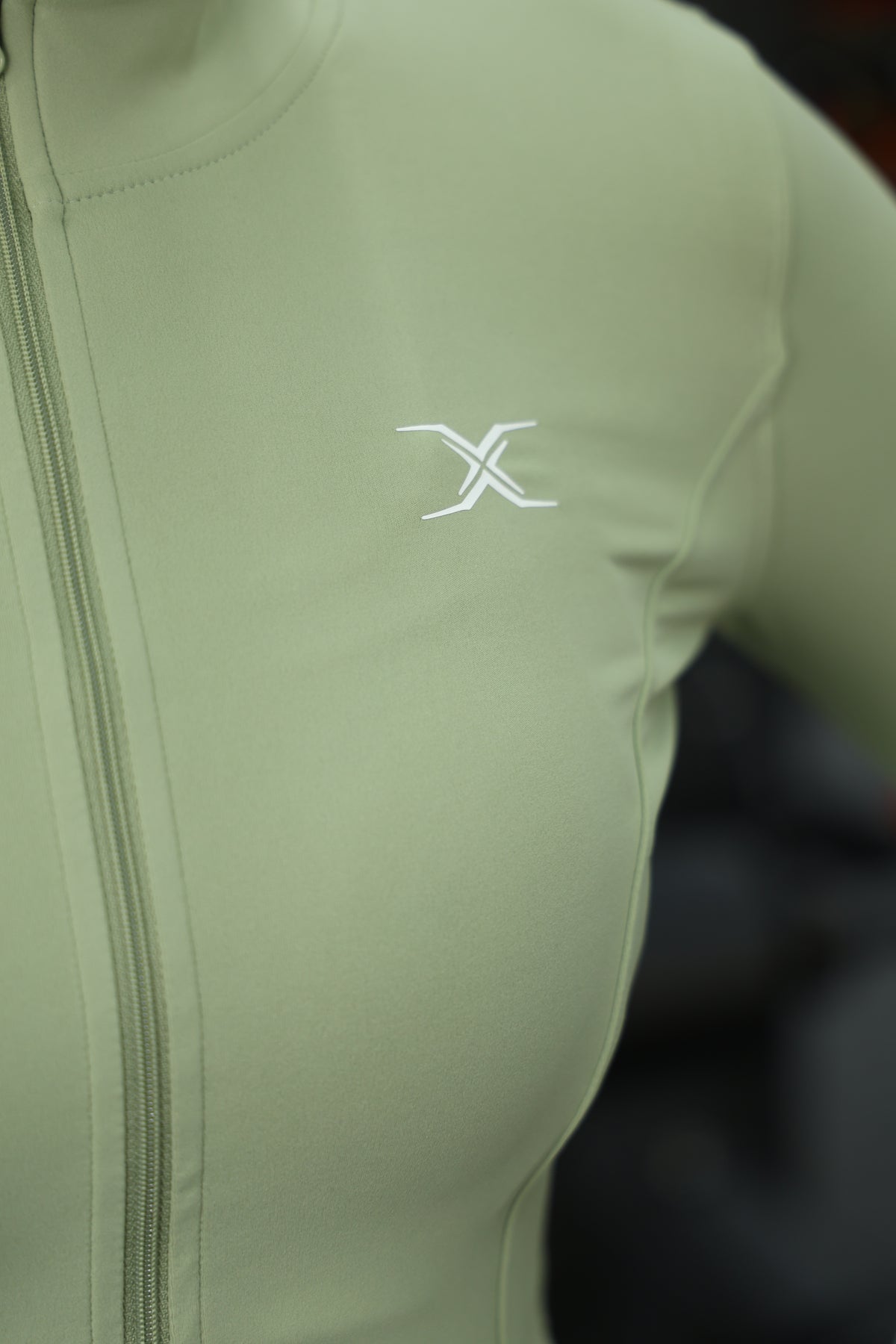 Women's Active Crop Full Zip Long Sleeve