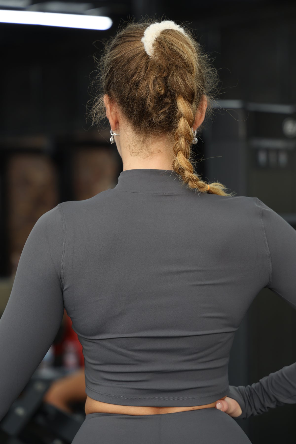 Women's Active Crop Full Zip Long Sleeve